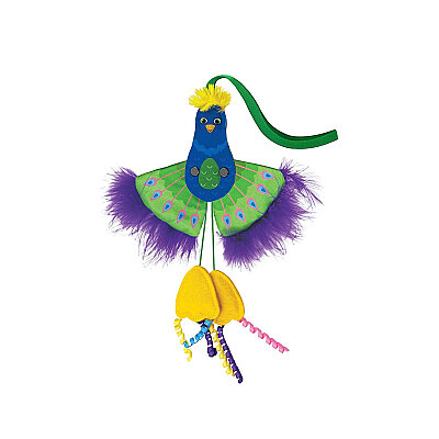 KONG Kedi Peluş Connects Peacock (1)