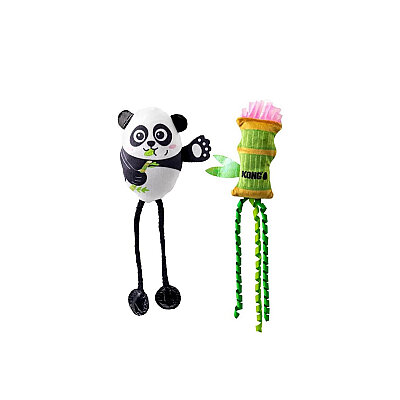 KONG Kedi Peluş Scrattles Panda 2li (1)