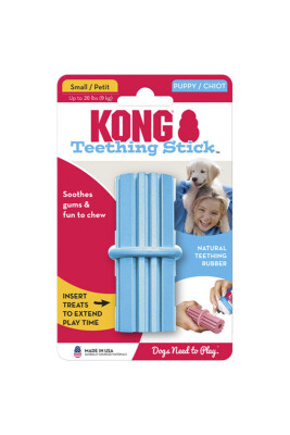 KONG Puppy Teething Stick Diş Temizliği Sağlayan Çok Amaçlı Yavru Köpek Oyuncağı S