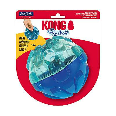KONG Rewards Ball Köpekler için Ödül Maması Dağıtma Oyuncağı L
