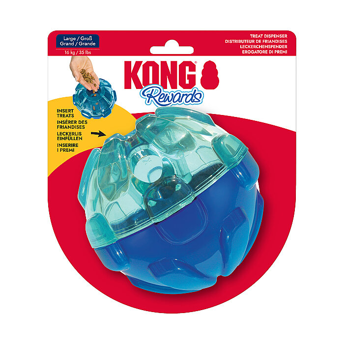 KONG Rewards Ball Köpekler için Ödül Maması Dağıtma Oyuncağı L - 1