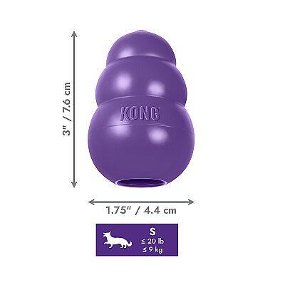 KONG Senior Yaşlı Köpekler için Çok Amaçlı Isırma Oyuncağı Hafif Yumuşak S - 2