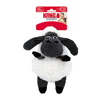 KONG Sherps Kuzu Şeklinde Peluş Köpek Oyuncağı M