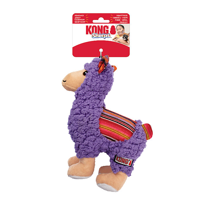 KONG Sherps Lama Şeklinde Peluş Köpek Oyuncağı M - 1