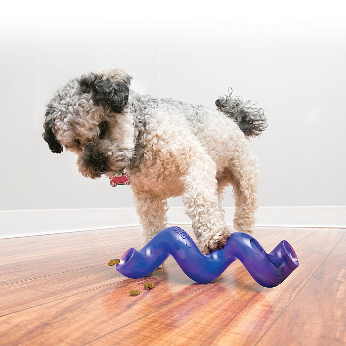 KONG Treat Spiral Köpekler için Spiral Şeklinde Ödül Maması Dağıtma Oyuncağı L - 3