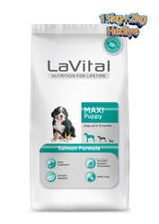 LaVital Büyük Irk Yavru Kuru Köpek Maması (Maxi Puppy) Somonlu 13+2 KG Hediye - Thumbnail