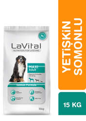 LaVital Büyük Irk Yetişkin Kuru Köpek Maması (Maxi Adult) Somonlu 15KG - Thumbnail