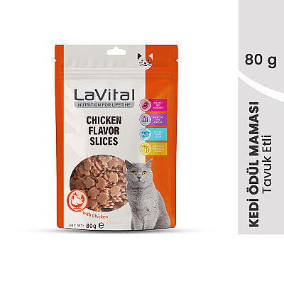 LaVital Kedi Ödül Maması Tavuklu 80g
