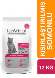 LaVital Kısırlaştırılmış Kuru Kedi Maması (Sterilised Adult) Somonlu 12KG - Thumbnail