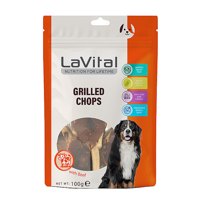 LaVital Köpek Ödül Maması Kuzu Etli Pirzola 100g - 1