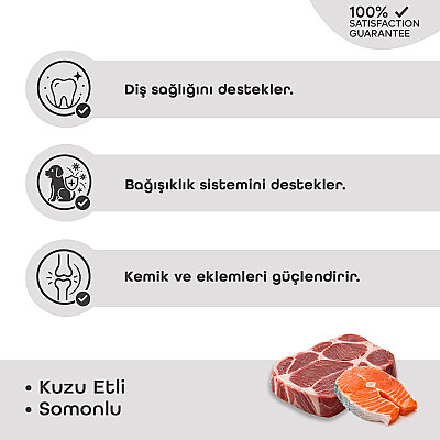 LaVital Köpek Ödül Maması Kuzu Etli ve Somonlu Yumuşak Çubuk 100g - 2
