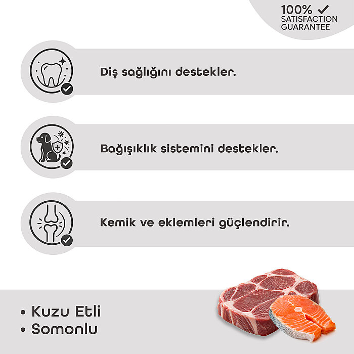 LaVital Köpek Ödül Maması Kuzu Etli ve Somonlu Yumuşak Çubuk 100g - 2
