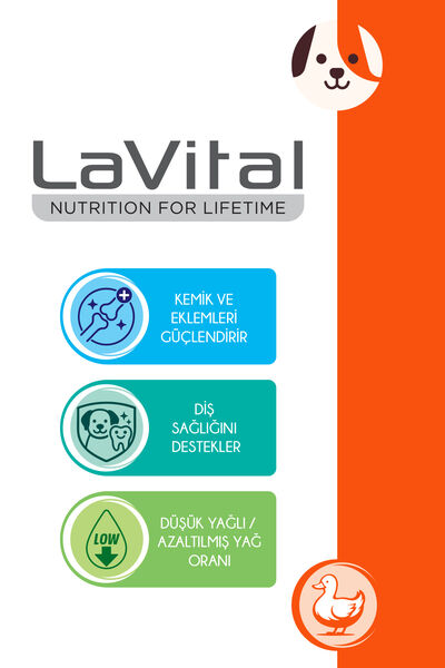 LaVital Köpek Ödül Maması Ördek Eti Sarılı Dolgulu Çubuk 100g