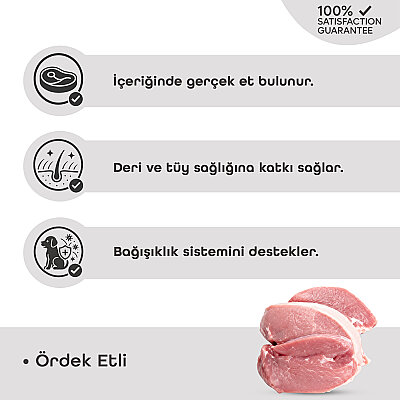 LaVital Köpek Ödül Maması Ördek Etli Küp 100 g (1)