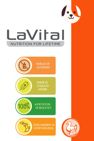 LaVital Köpek Ödül Maması Ördek Etli ve Peynirli Sandviç 100g
