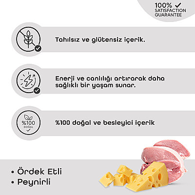 LaVital Köpek Ödül Maması Ördek Etli ve Peynirli Sandviç 100g (1)