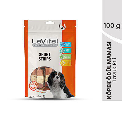 LaVital Köpek Ödül Maması Tavuk,Ördek ve Morina Balıklı 100g