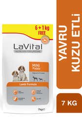 LaVital - LaVital Küçük Irk Yavru Kuru Köpek Maması (Mini Puppy) Kuzu Etli 6+1 KG (1)