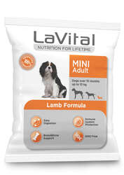 LaVital Küçük Irk Yetişkin Kuru Köpek Maması (Mini Adult) Kuzu Etli 100GR - Thumbnail