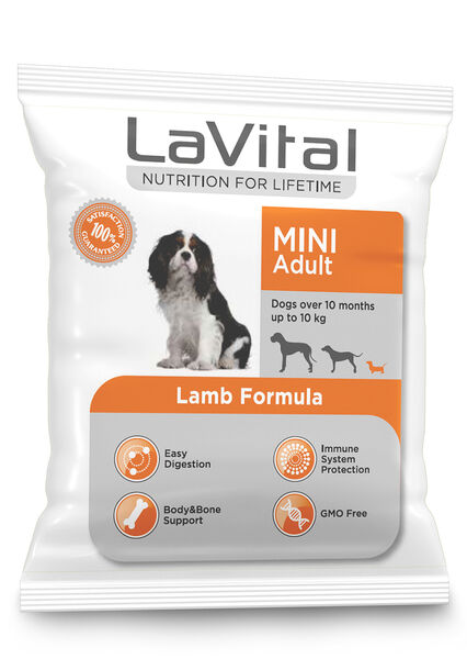 LaVital Küçük Irk Yetişkin Kuru Köpek Maması (Mini Adult) Kuzu Etli 100GR