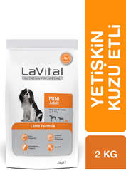 LaVital Küçük Irk Yetişkin Kuru Köpek Maması (Mini Adult) Kuzu Etli 2KG - Thumbnail
