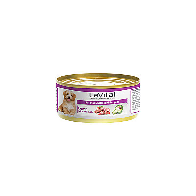Lavital Kuzulu Etli ve Enginarlı Mini ırk Yavru Köpek Konservesi 85GR