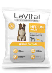 LaVital Orta Irk Yetişkin Kuru Köpek Maması (Medium Adult) Somonlu 100GR - Thumbnail