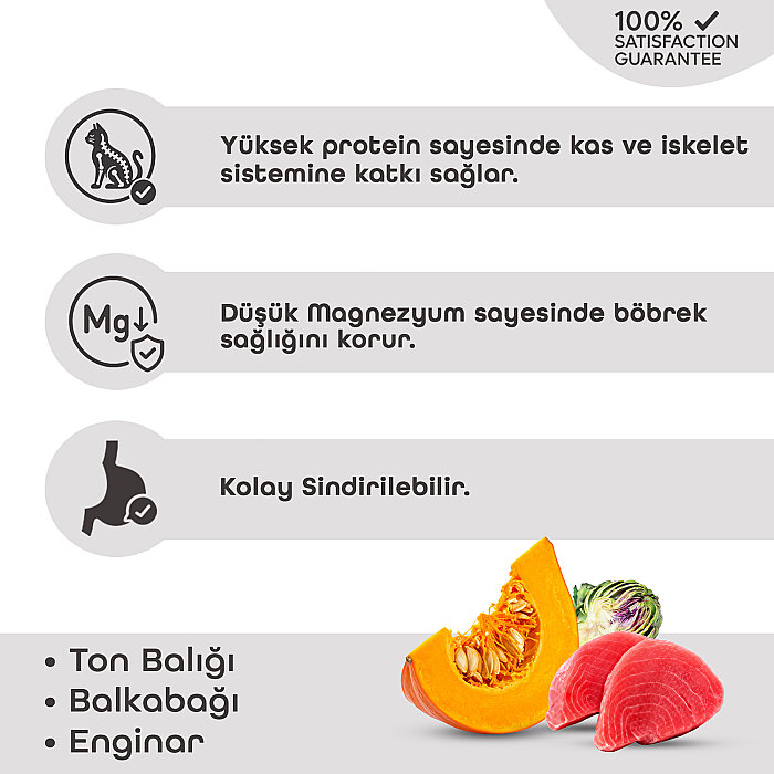 Lavital Ton Balıklı, Balkabağı ve Enginarlı Yetişkin Kedi Konservesi 85GR - 2