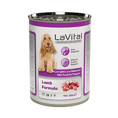 LaVital - LaVital Yavru Yaş Köpek Maması (Puppy) Kuzu Etli 395 GR