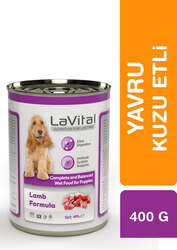 LaVital Yavru Yaş Köpek Maması (Puppy) Kuzu Etli 400GR - Thumbnail