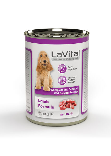 LaVital Yavru Yaş Köpek Maması (Puppy) Kuzu Etli 400GR