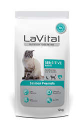 LaVital Yetişkin Kuru Kedi Maması (Sensitive Adult) Somonlu 12KG - Thumbnail