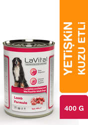 LaVital Yetişkin Yaş Köpek Maması (Adult) Kuzu Etli 400GR - Thumbnail