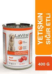 LaVital Yetişkin Yaş Köpek Maması (Adult) Sığır Etli 400GR - Thumbnail