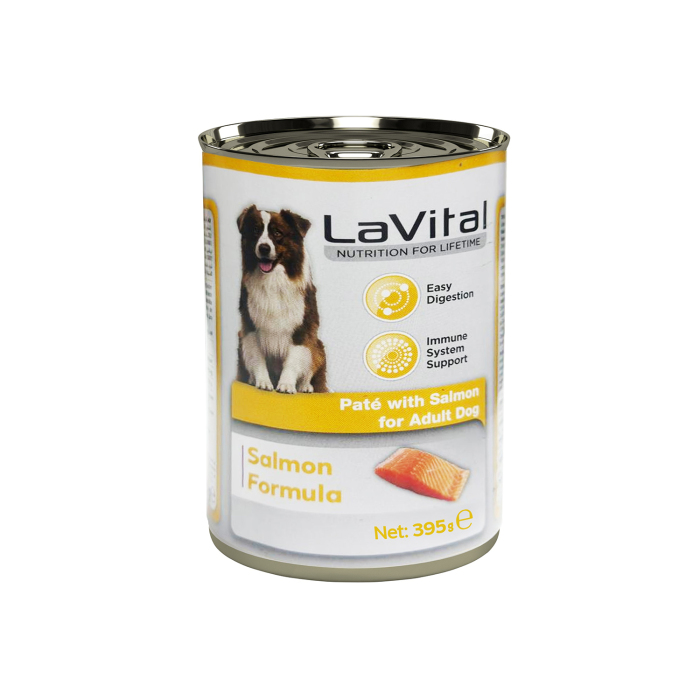 LaVital Yetişkin Yaş Köpek Maması (Adult) Somonlu 395GR - 1