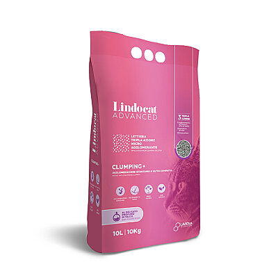 Lindocat Advanced Bebek Pudralı Ekstra Güçlü Topaklanan Gri Kedi Kumu 10 KG