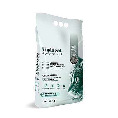 Lindocat Advanced Pati İzi Bırakmayan Ekstra Topaklanan Özel Karışım Kedi Kumu 10 KG