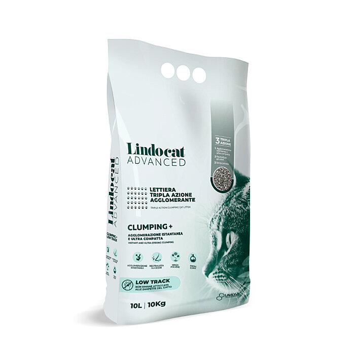 Lindocat Advanced Pati İzi Bırakmayan Ekstra Topaklanan Özel Karışım Kedi Kumu 10 KG - 1