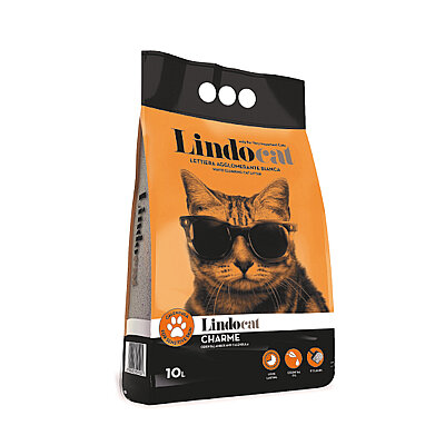 Lindocat Charme Amber Kokulu Kalın Taneli Kedi Kumu 10L