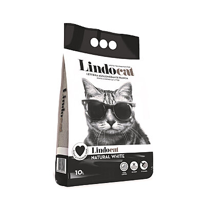 Lindocat Natural Kalın Taneli Kokusuz Topaklanan Kedi Kumu 10L