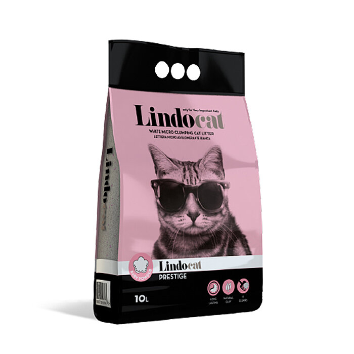Lindocat Prestige Bebek Pudralı İnce Taneli Kedi Kumu 10L - 1
