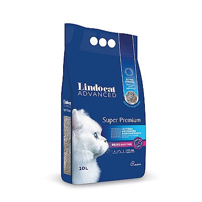 Lindocat Super Premium Extra Güçlü Topaklanan Kokusuz Kedi Kumu 10L
