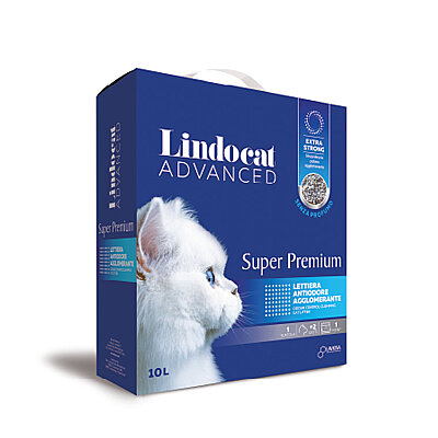 Lindocat Super Premium Extra Güçlü Topaklanan Kokusuz Kedi Kumu (Kutu) 10L