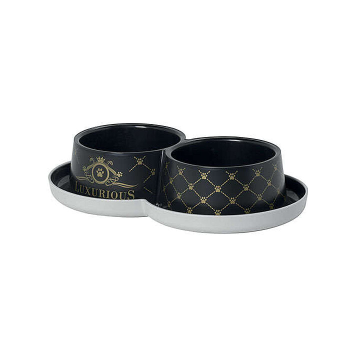 Moderna Luxurious İkili Mama Kabı - 2 x 350 ML - 1