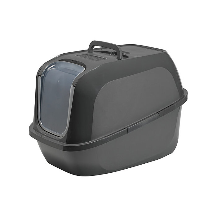 Moderna Mega Deluxe Kapalı Kedi Tuvaleti - Gri / Açık Gri 65,8x48,6x45,8 cm - 1