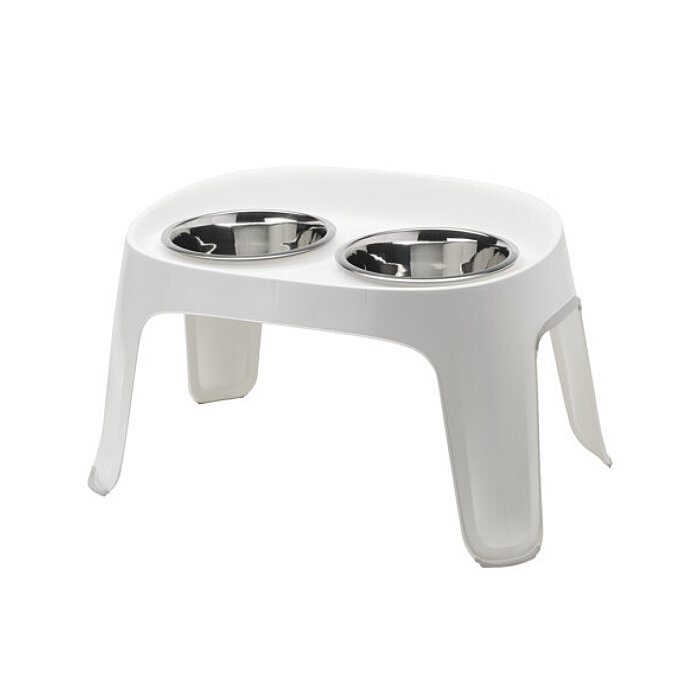 Moderna Skybar Small İkili Mama Kabı - Beyaz 2 x 950 ML - 1