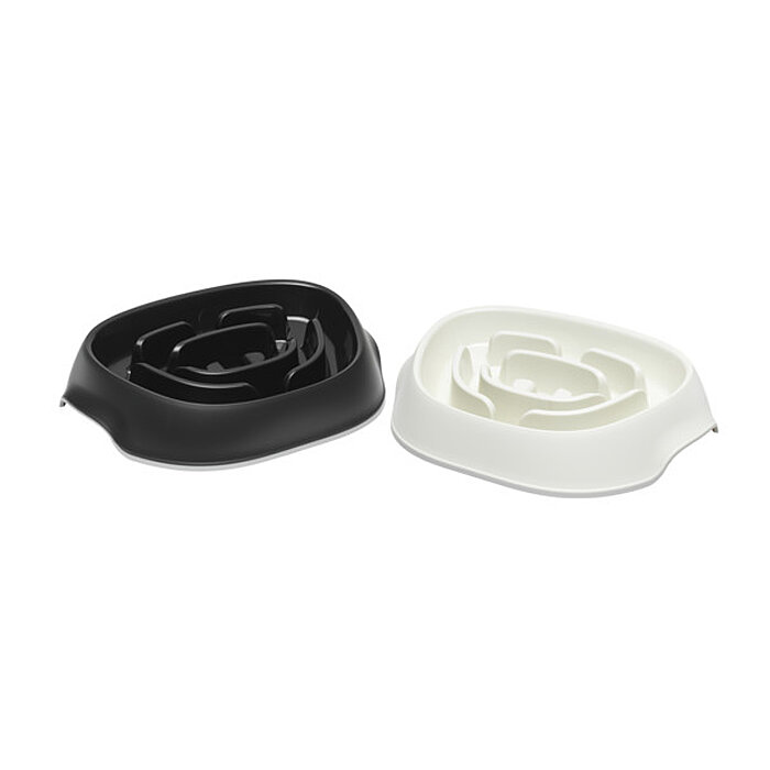 Moderna Slomo Hızlı Yeme Önleyici Mama Kabı - Siyah 950 ML - 3