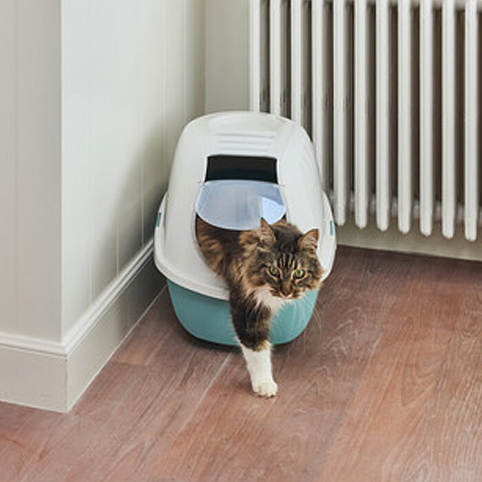 Moderna Smart Kapalı Kedi Tuvaleti - Gri 53 CM - 3