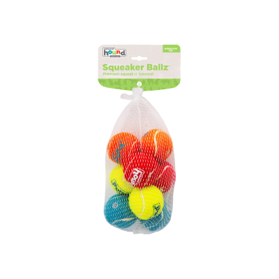 Outward Hound Squeaker Ballz Sesli Köpek Tenis Topu 4'lü