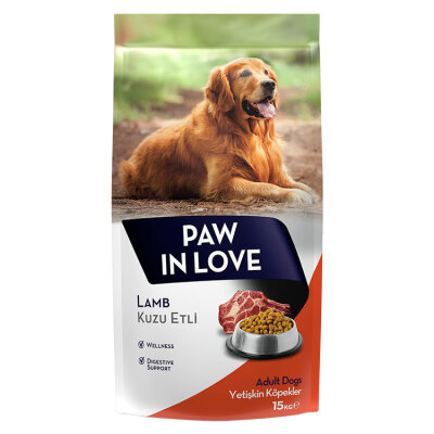 Paw In Love Yetişkin Köpek Kuzu Etli 15KG (Super Economic) (1)
